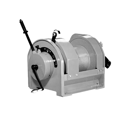 Rescue boat winches